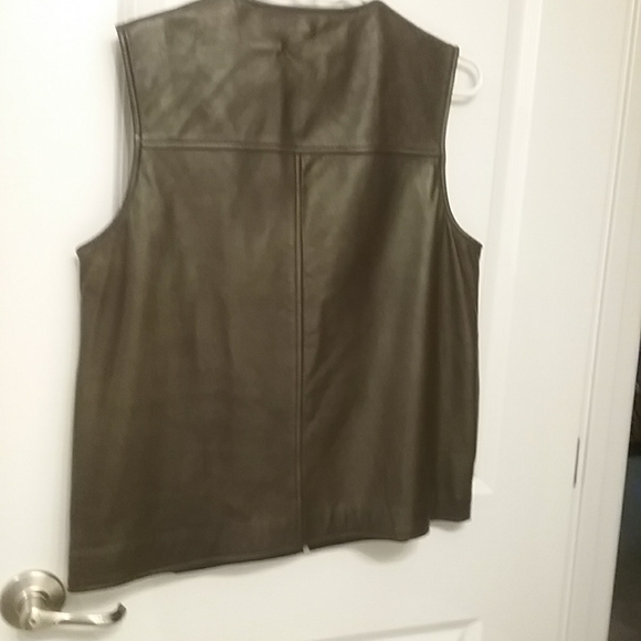Genuine Leather vest #135C - Picture 3 of 3